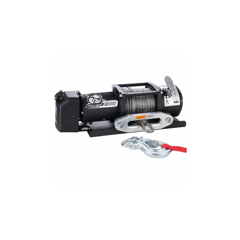 Bulldog Winch 9800lb Trailer Winch - Synthetic Rope