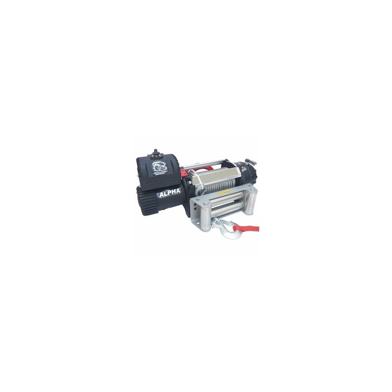 Bulldog Winch Alpha Truck Winch w/Wire Rope - 15,000lb