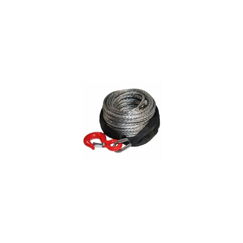 Bulldog Winch Synthetic Rope w/ Hook -100ft