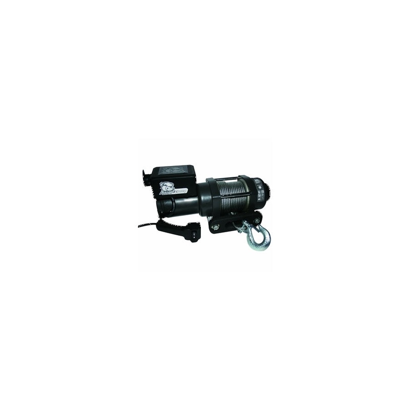 Bulldog Winch Trailer/Utility Winch/Wire Rope - 3,400lb
