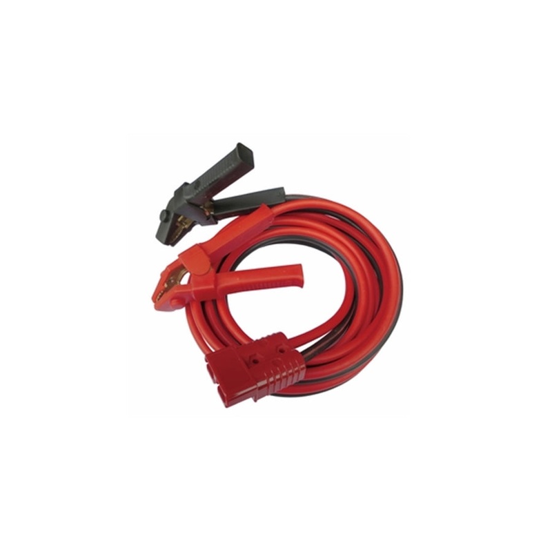 Bulldog Winch Booster Cable Set 1/0ga x 25ft, Clamps and Plug