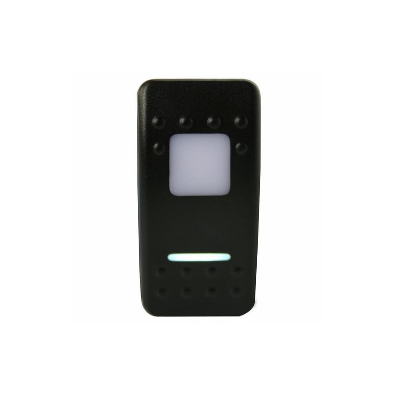 Bulldog Winch LED On/Off Rocker Switch - White