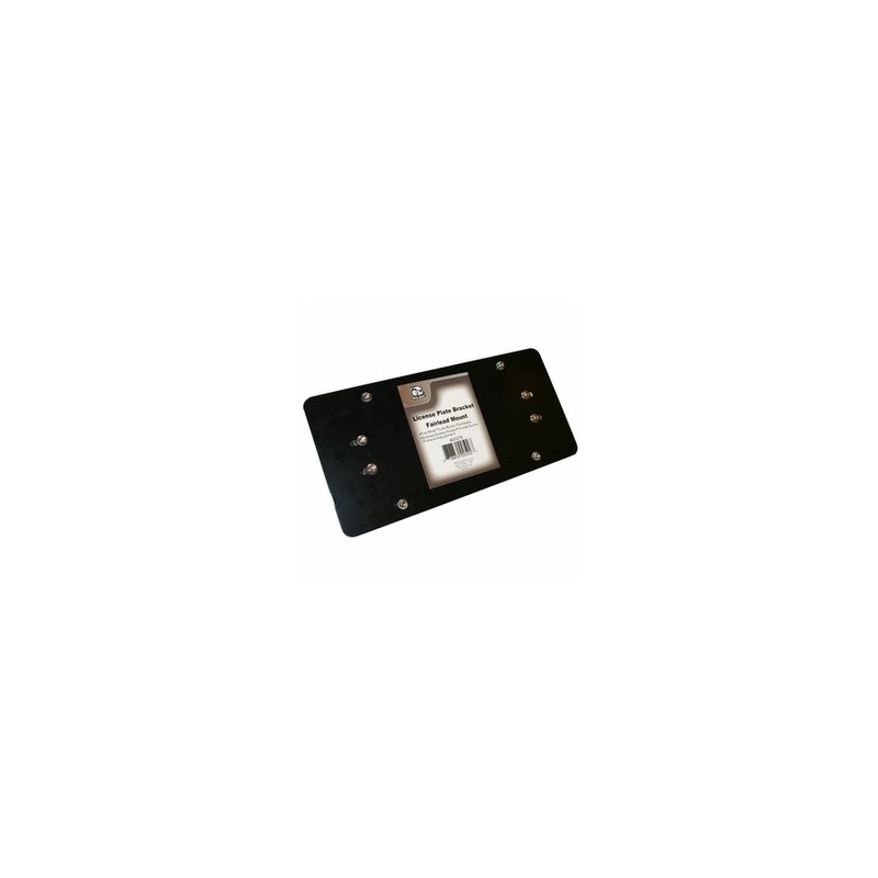Bulldog Winch License Plate Bracket for Roller Fairleads