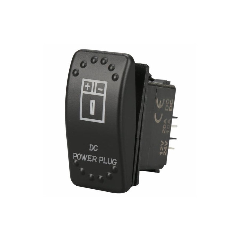 Bulldog Winch Rocker Switch-DC Power Plug