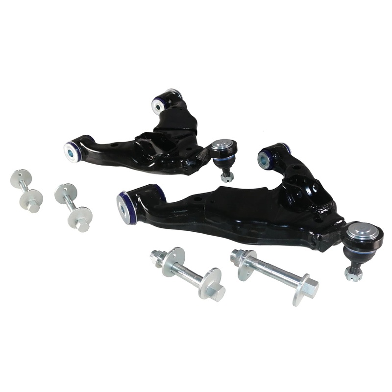 2009-23 Toyota 4Runner & 2010-14 FJ Cruiser SuperPro Front Lower Control Arm Set - Camber Adjustable | TRC483