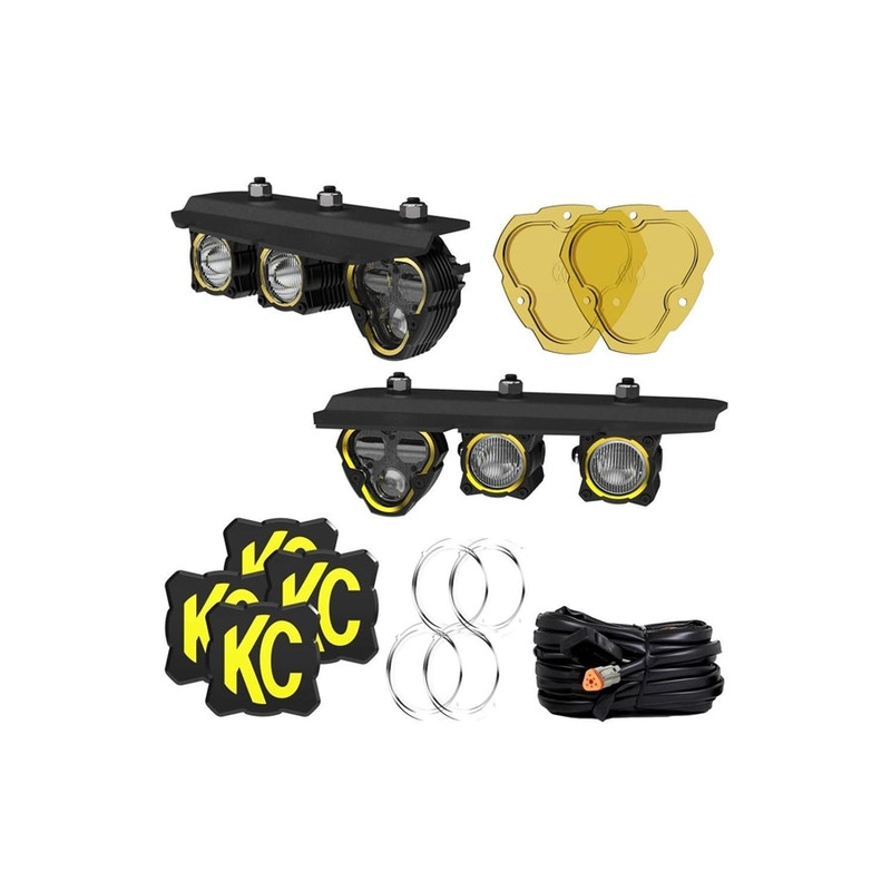 2021+ Ford Bronco KC HiLiTES Flex Era Fog Pocket Kit