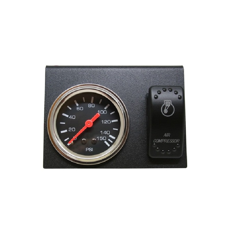 Bulldog Winch Air Pressure Gauge, Switch, Bracket Set