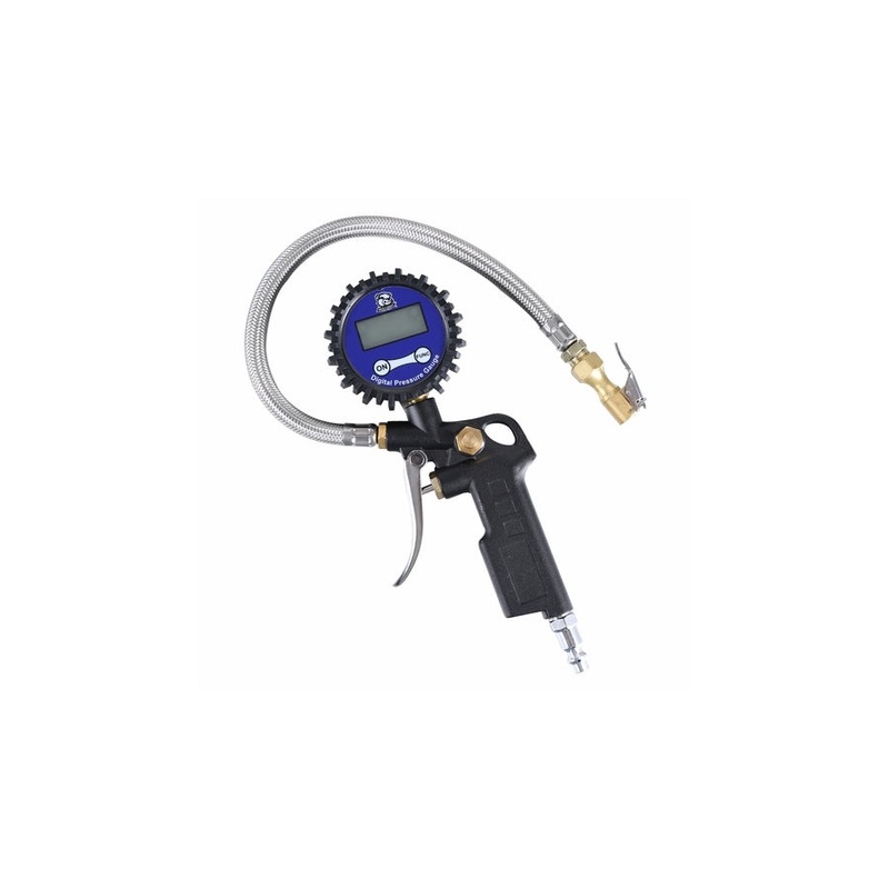Bulldog Winch Inflator Digital Gauge, 0-200psi