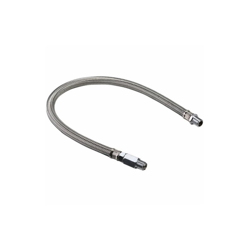 Bulldog Winch Leader Hose Stainless Braided Leader Hose - 1/4NPT x 20in