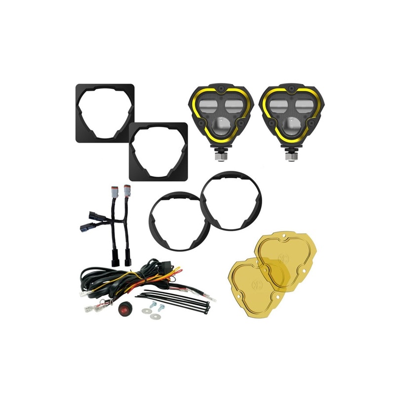Toyota Aftermarket Bumper KC HiLiTES  Flex Era 3 Dual Mode Fog LED Light Kit