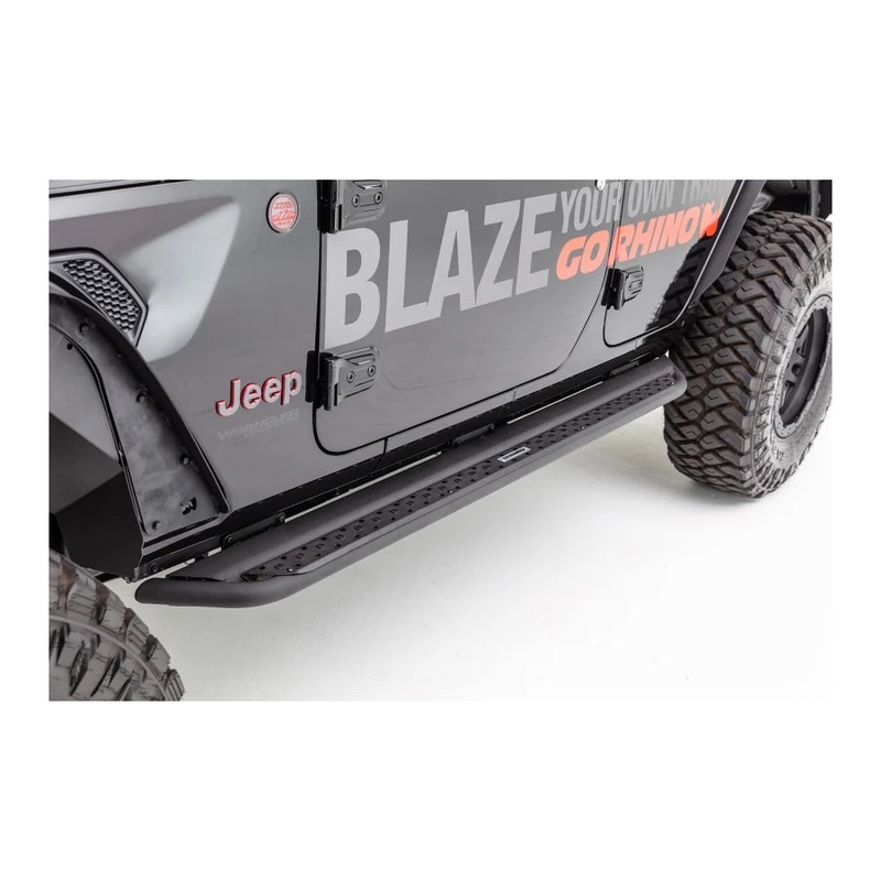 2009-23 Ram 1500 Go Rhino Dominator DSS Rock Sliders, With Mounting Brackets