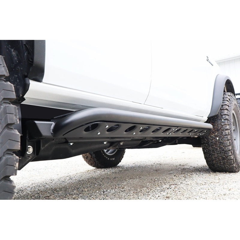2021+ Ford Bronco 4-Door LOD Offroad Offroad Signature Series Rocksliders, Black Texture