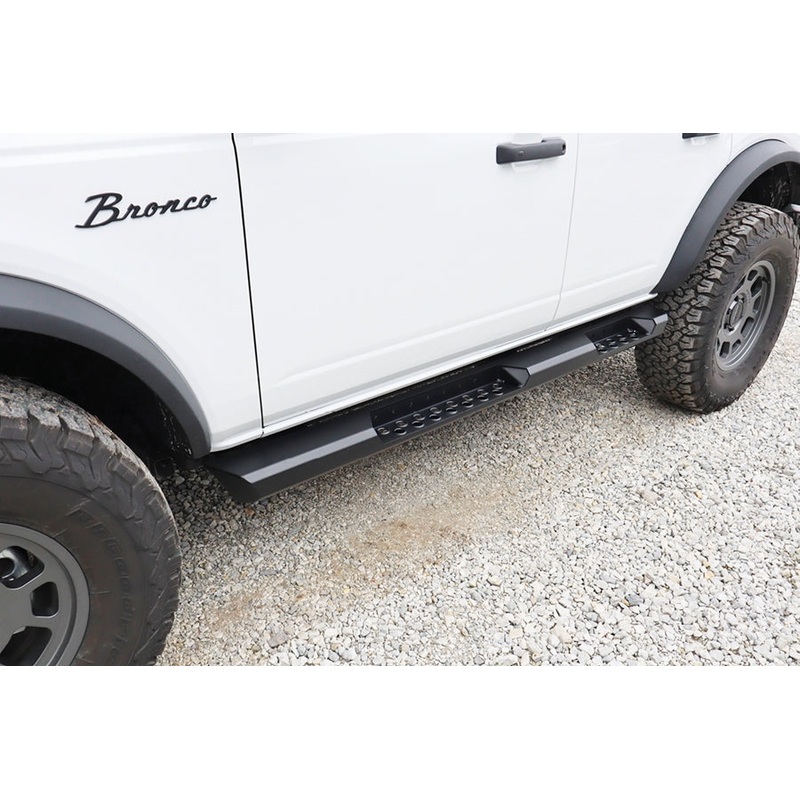 2021+ Ford Bronco4-Door LOD Offroad Offroad Destroyer Rocksliders, Black