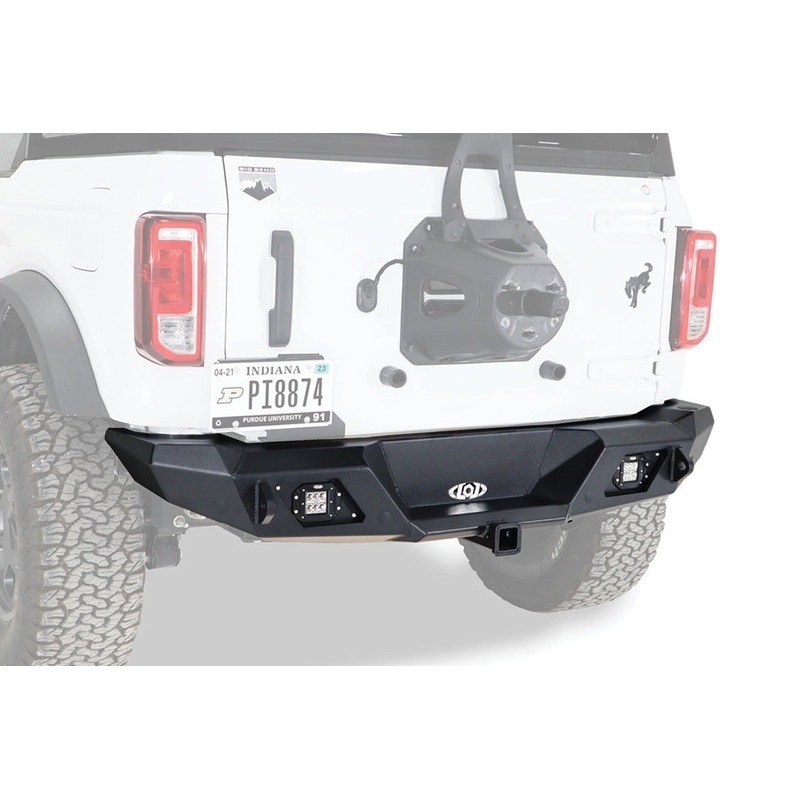 2021+ Ford Bronco LOD Offroad Destroyer Rear Bumper Only, Black