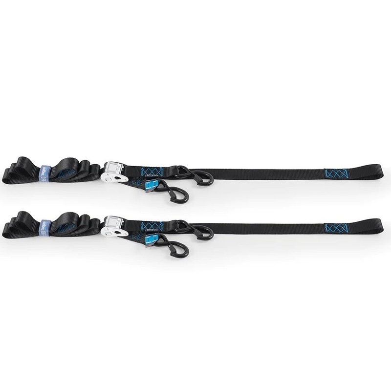 Borne Off-Road Cambuckle Tie-Down Kit (2-Pack), Black