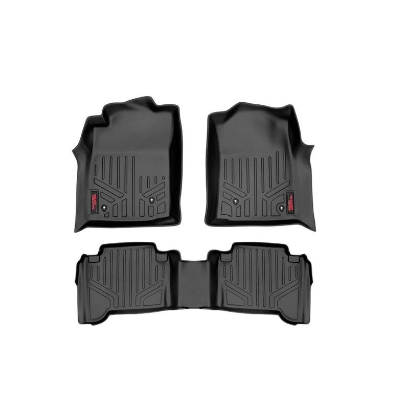 Toyota Tacoma Rough Country Floor Armor: Heavy Duty Floor Mats and Rear Cargo Liners
