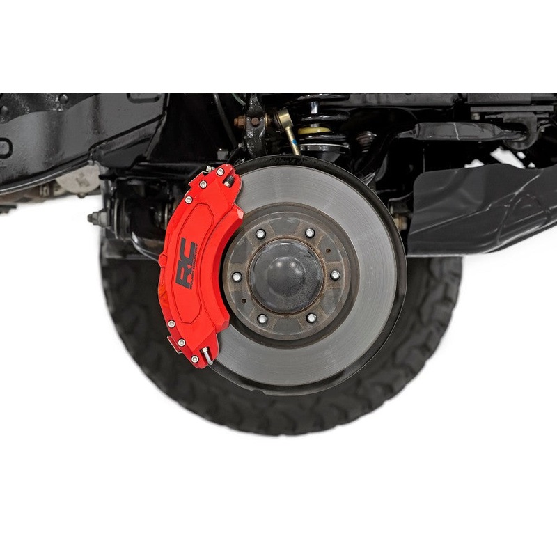 Toyota Tacoma Rough Country Front Brake Caliper Covers - Red