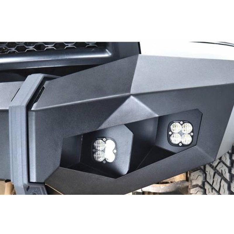 2010-23 GMC Sierra 2500HD & 3500 LOD Offroad Offroad Destroyer Truck Baja Design Squadron Light, Bezel Kit, Black Texture