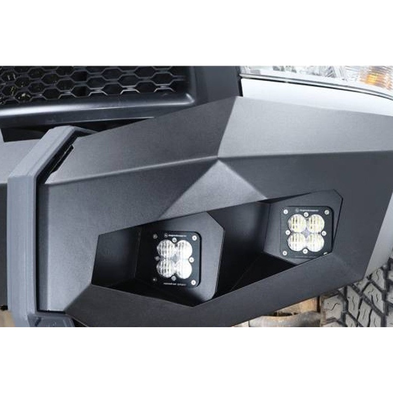 2010-23 Ram 2500 & 3500 LOD Offroad Offroad Destroyer Truck Baja Squadron Flush Light Bezel Kit, Black Texture