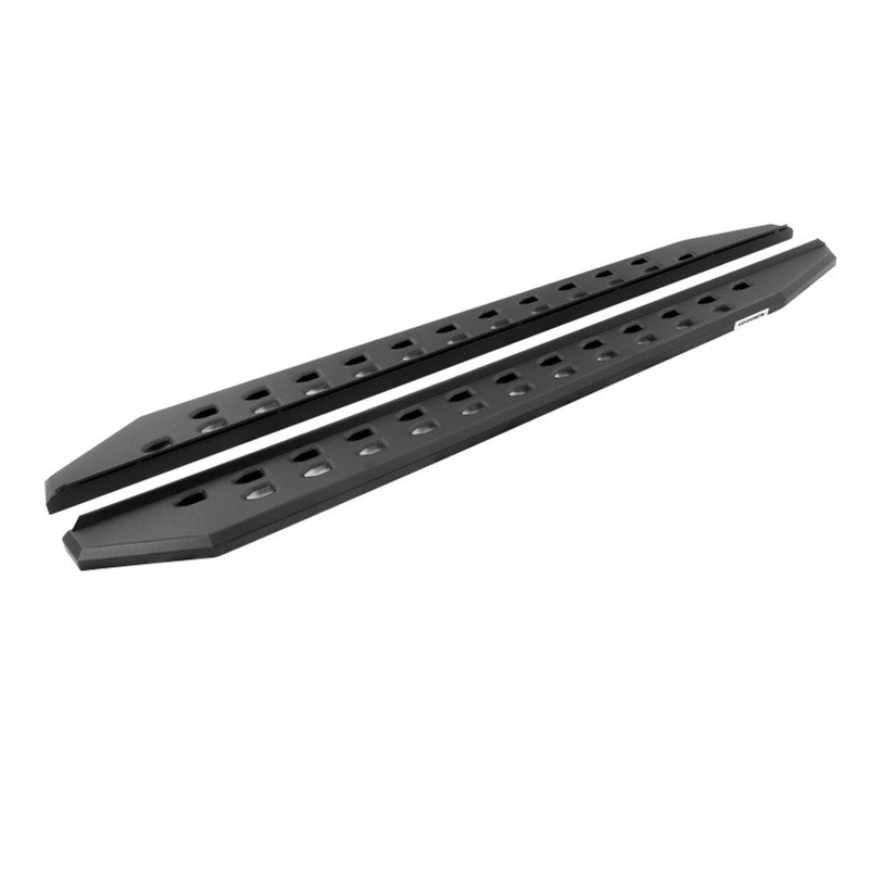 2021-25 Ford Bronco 2-Door Go Rhino RB20 Slim Line Running Boards - 57in, Boards Only, Bedliner Coating, Pair