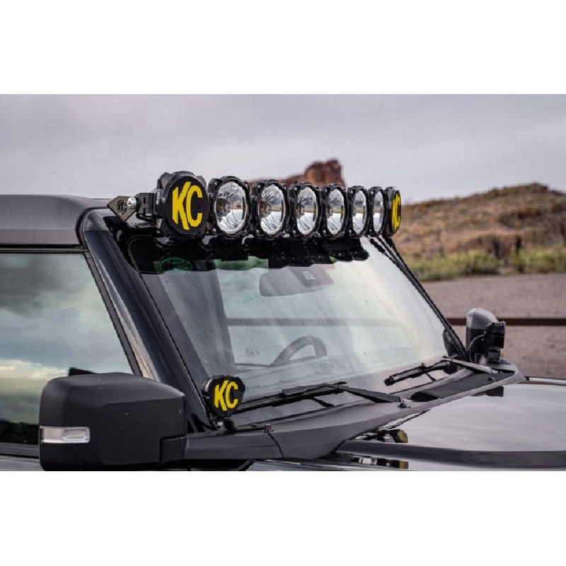 2021+ Ford Bronco KC HiLiTES Gravity LED Pro6, 50in Light Bar Kit