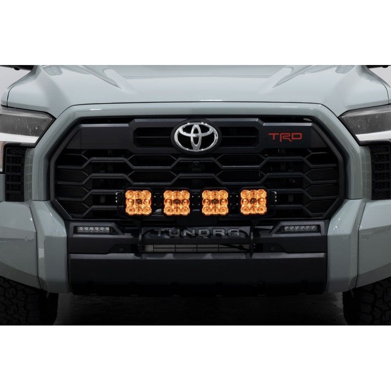 2022+ Toyota Tundra Diode Dynamics SS5 Grille CrossLink Lightbar Kit - Sport Yellow Combo