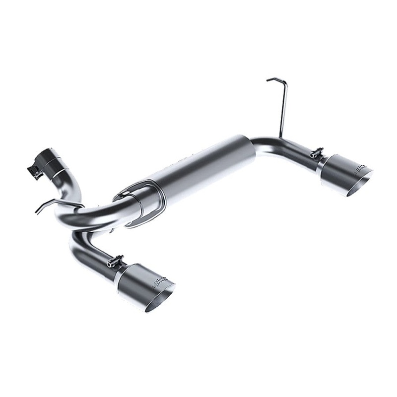 2012-18 Jeep Wrangler JK MBRP Armor Lite Pro Series 2.5in Axle Back Exhaust System - Dual Rear Exit
