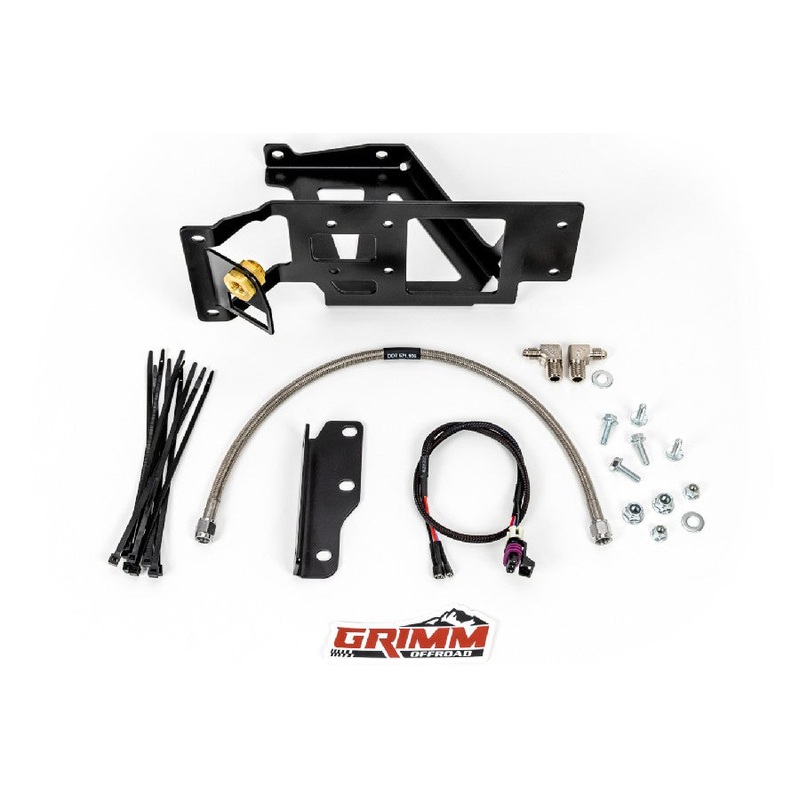 2016-23 Toyota Tacoma Grimm Offroad ARB Twin Compressor Under Hood Mounting Bracket Kit