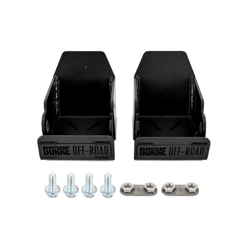 2021+ Ford Bronco Borne Off-Road Rear Shock Skid Plates, left and Right Shock Skid Plates