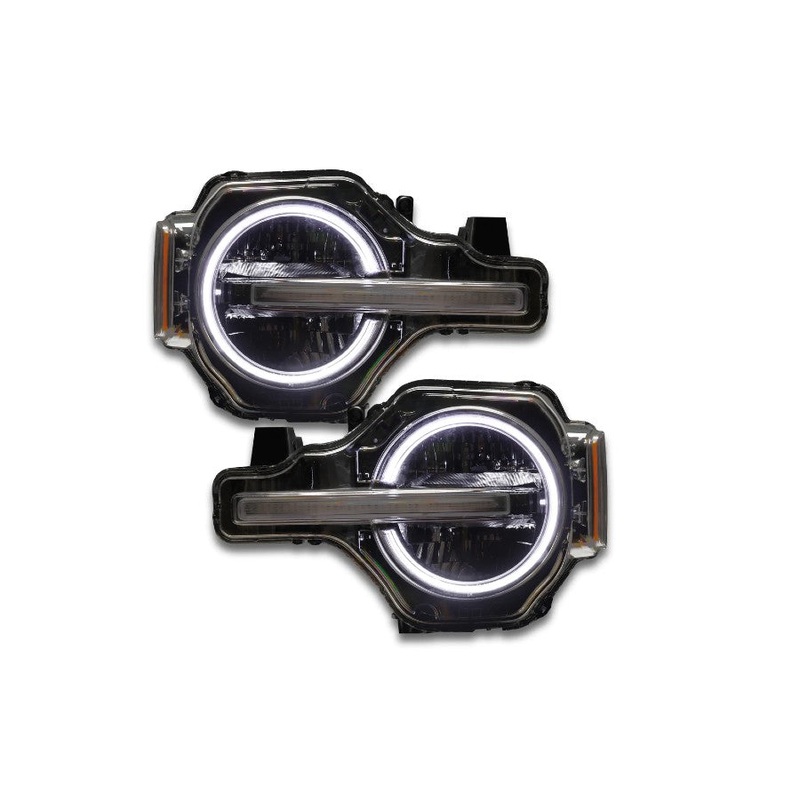 2021+ Ford Bronco Oracle  Color shift RGB+W Headlight Halo Upgrade Kit, w/RF Controller