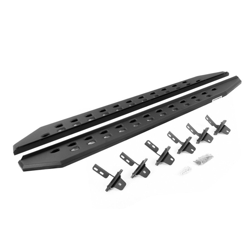 2021+ Ford Bronco Sport 4-Door Go Rhino RB20 Slim Line Running Boards with Mounting Bracket Kit - Textured Black