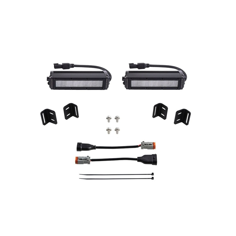 2022+ Toyota Tundra Diode Dynamics SS6 LED Fog Light Kit - White Wide Light Pattern