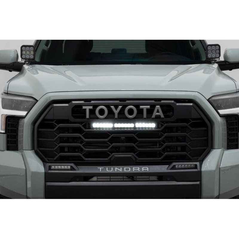 2022+ Toyota Tundra Diode Dynamics TRD Pro Grille Light Bar Kit - White Driving Lights