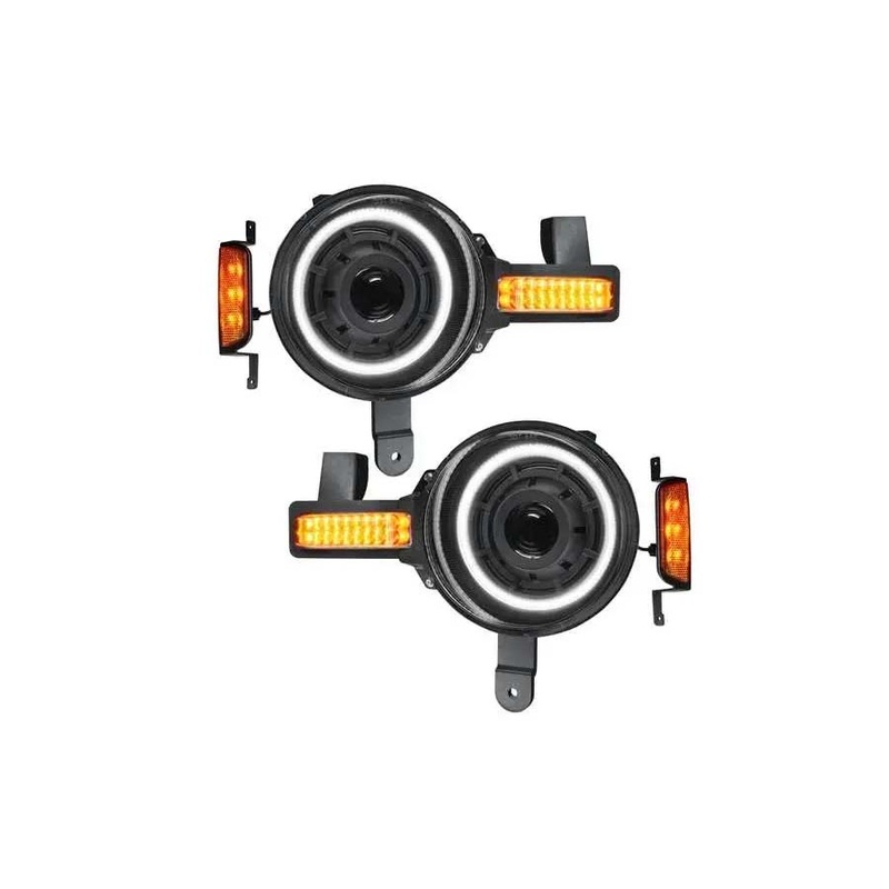 2021+ Ford Bronco Oracle  Oculus Amber/White Switchback Bi-LED Projector Headlights