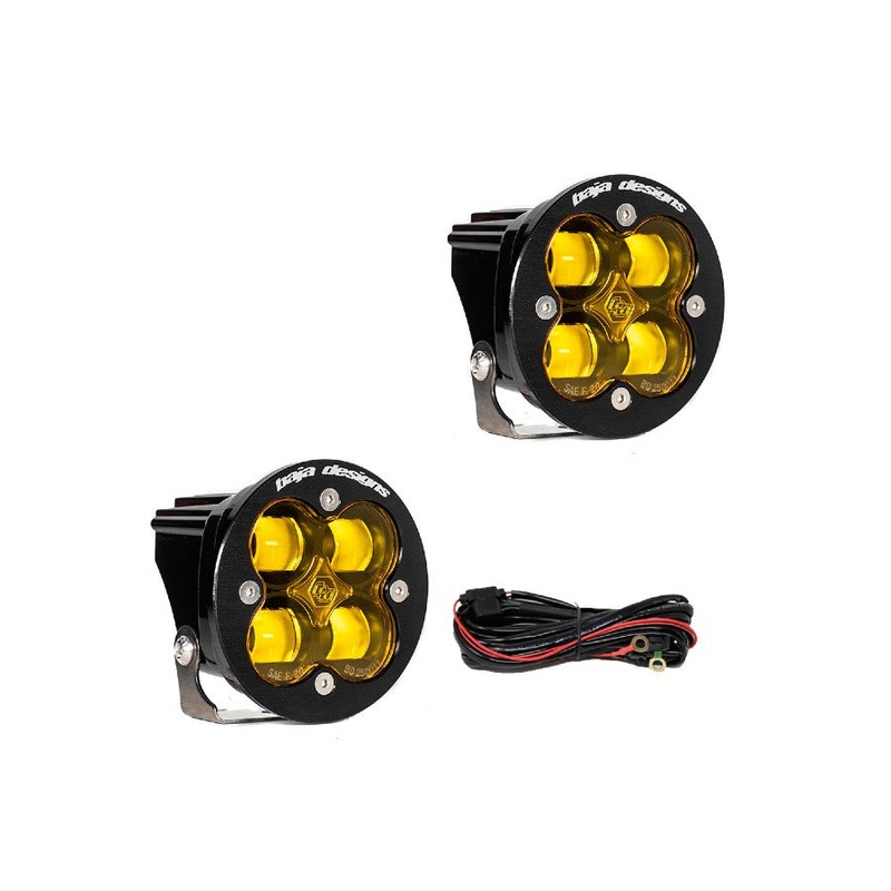 Baja Designs Squadron-R SAE LED Fog Light, Amber Pair