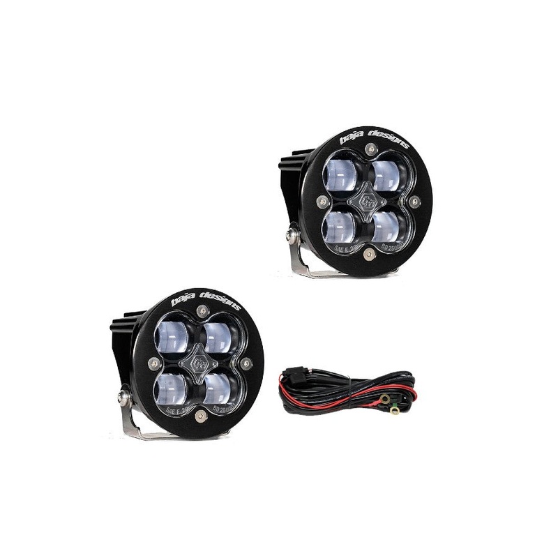 Baja Designs Squadron-R SAE LED Fog Light, Clear Pair