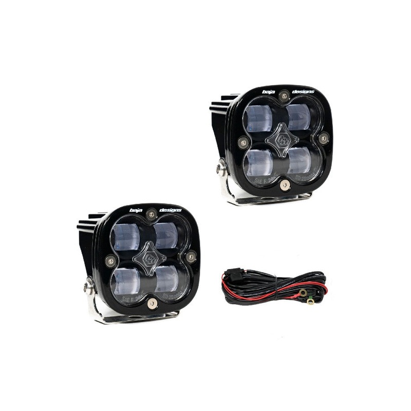 Baja Designs Squadron SAE LED Fog Light, Clear Pair