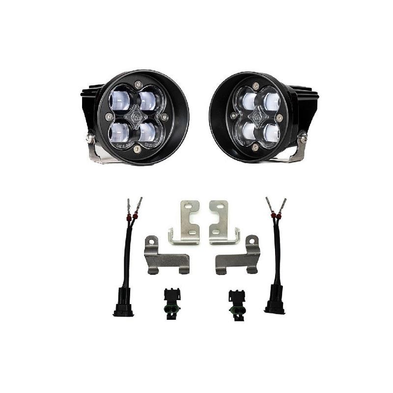 Toyota 4Runner/Tacoma/TundraBaja Designs Squadron-R SAE Clear Fog Pocket Light Kit -