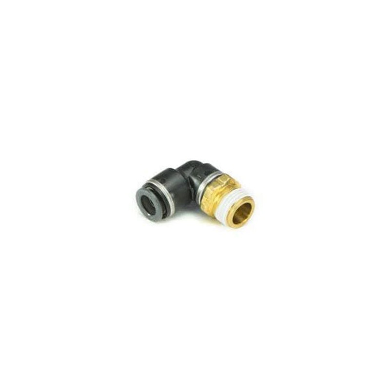 AccuAir Suspension 90Deg Swivel Elbow (3/8in DOT/PTC - 3/8in NPT)