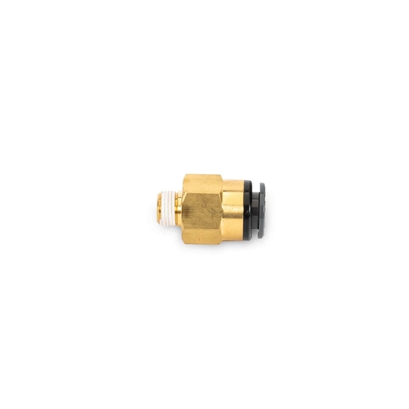 AccuAir Suspension Straight Fitting (3/8in DOT/PTC - 1/8in NPT)