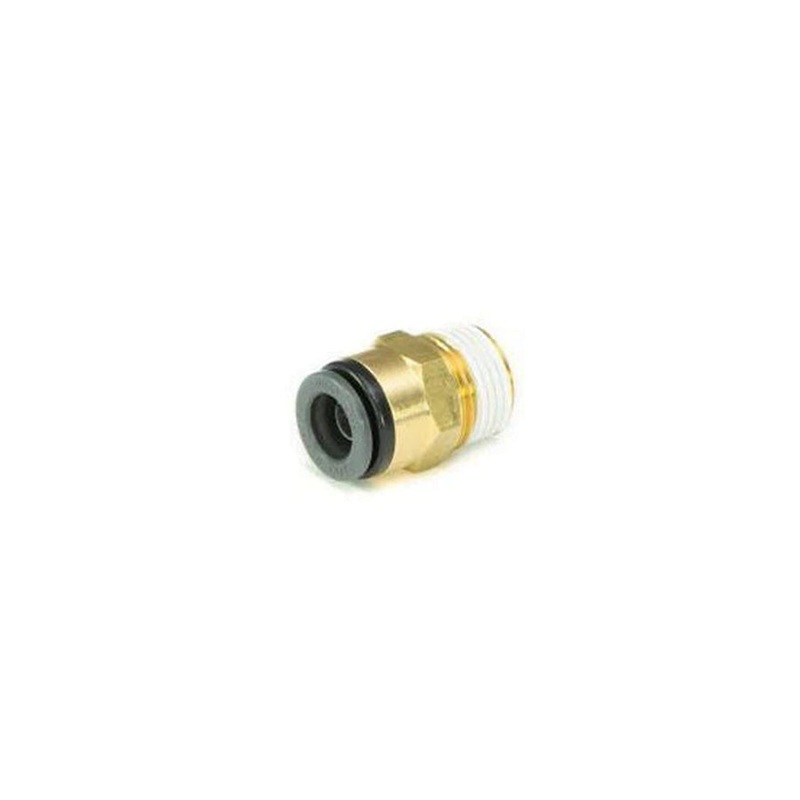 AccuAir Suspension Straight Fitting (3/8in DOT/PTC - 3/8in NPT)