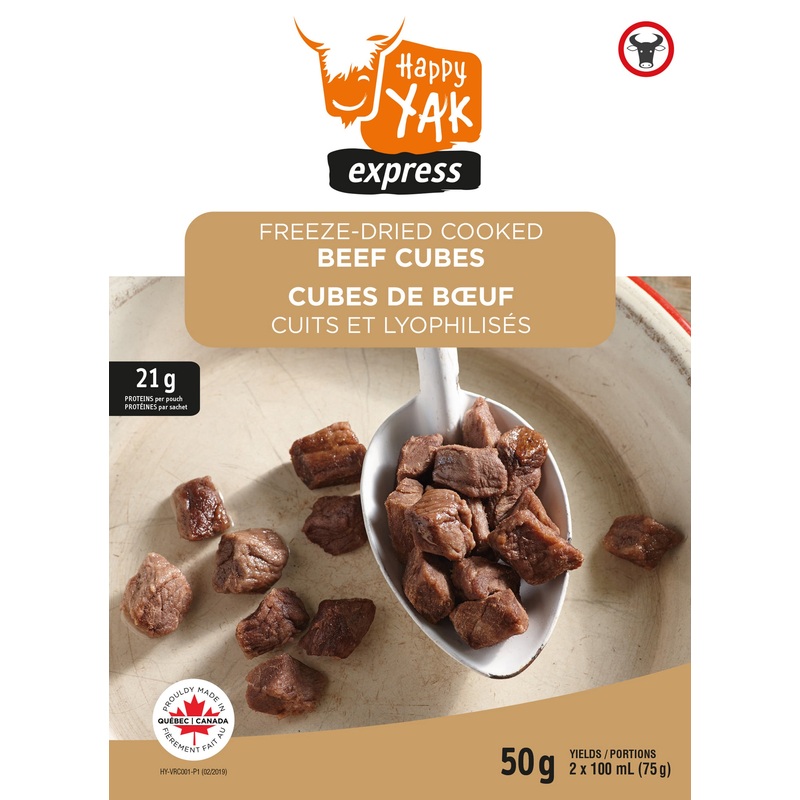 Freeze Dried Beef Cubes