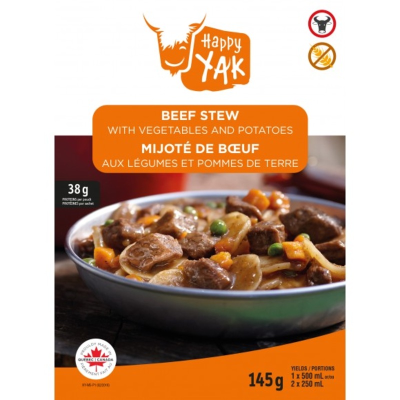 Freeze Dried Beef Stew w/ Vegetables and Potatoes