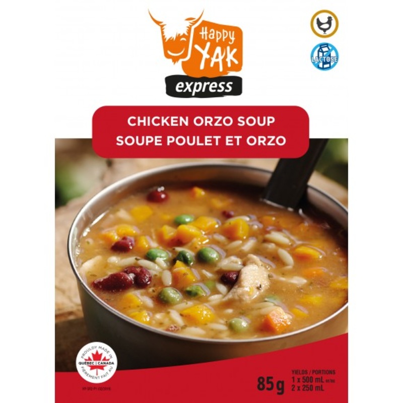 Freeze Dried Chicken Orzo Soup