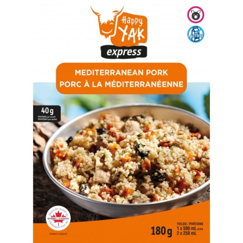 Freeze Dried Mediterranean Pork with Quinoa
