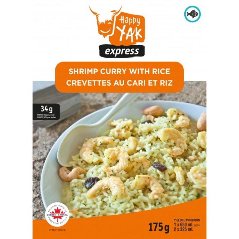 Freeze Dried Shrimp Curry with Rice