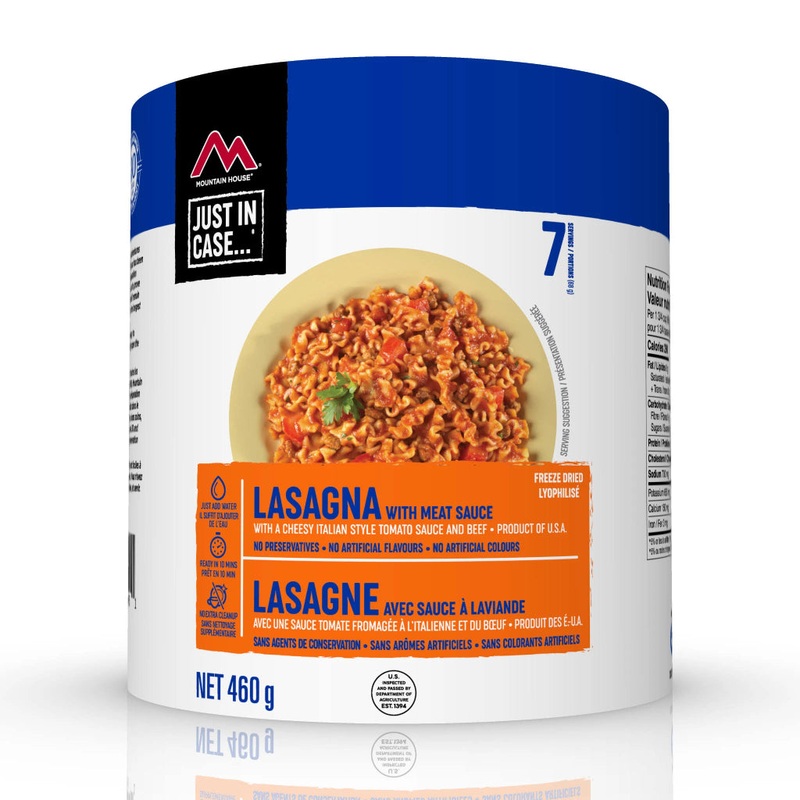 Mountain House Freeze Dried Lasagna with Meat Sauce (#10 Can)