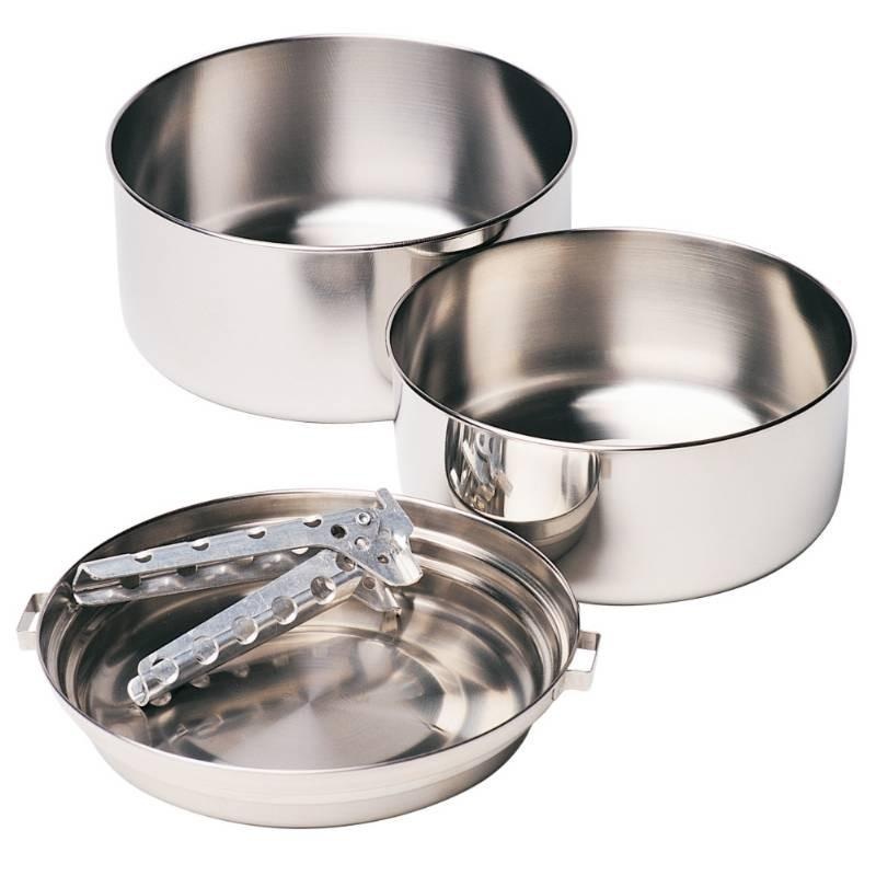 MSR Alpine 2 Camping Pot Set (Stainless Steel)