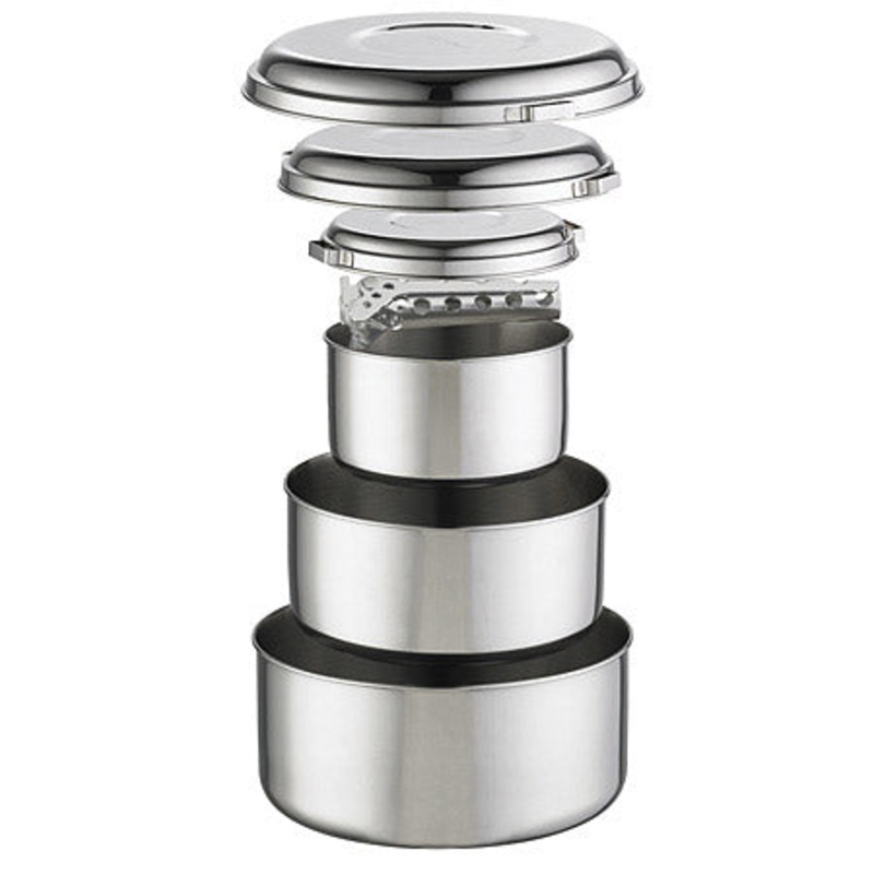 MSR Stainless Steel Group Pot Set  (Alpine 4)