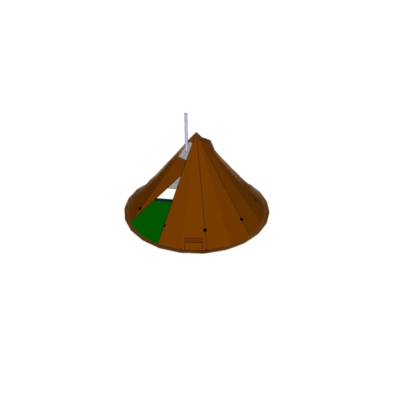 NorTent Lavvo 4 - Winter Hot Tent (Woodstove Compatible)